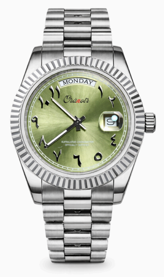 Oranoir - Olive Green Arabic Dial