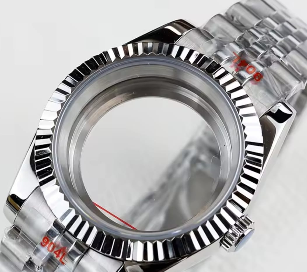 Platinum Arabic Date Just "Seiko Mod"