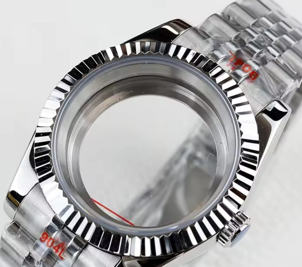 Chocolate Roman Numeral Date Just "Seiko Mod"
