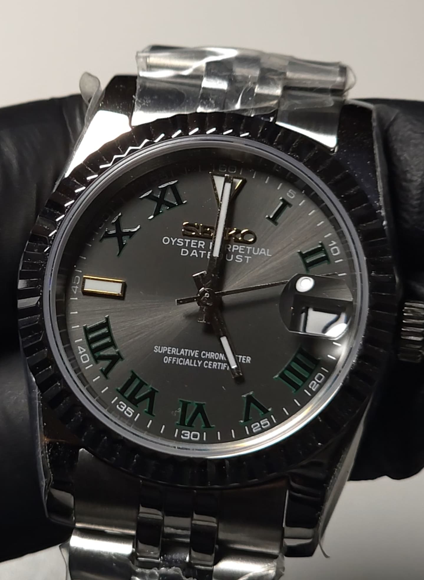Wimbledon Date Just "Seiko Mod"